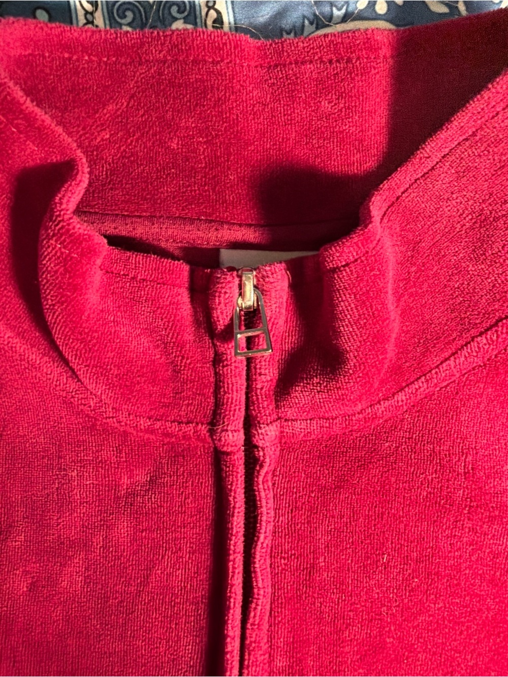 Kim Rogers Raspberry Fleece Zip Jacket - Picture 3 of 4